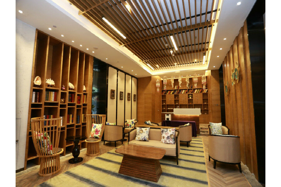锦江都城酒店海南省政府日月广场免税店 Chaj-kchou Exteriér fotografie